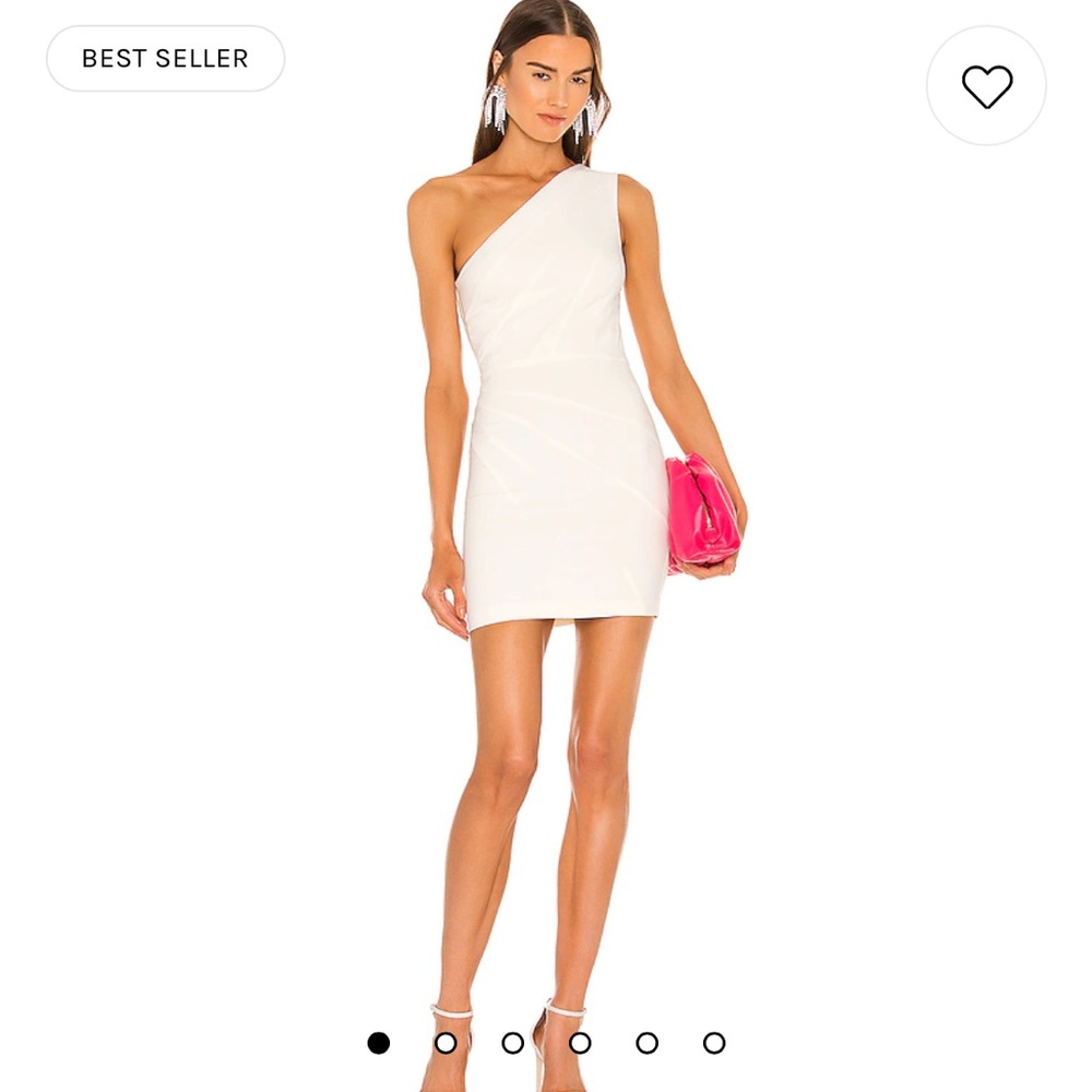 Michael Costello x Revolve Ava Dress in Ivory